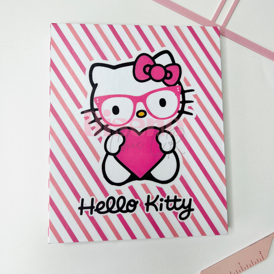 Cuaderno A5 inspirado en Hello Kitty