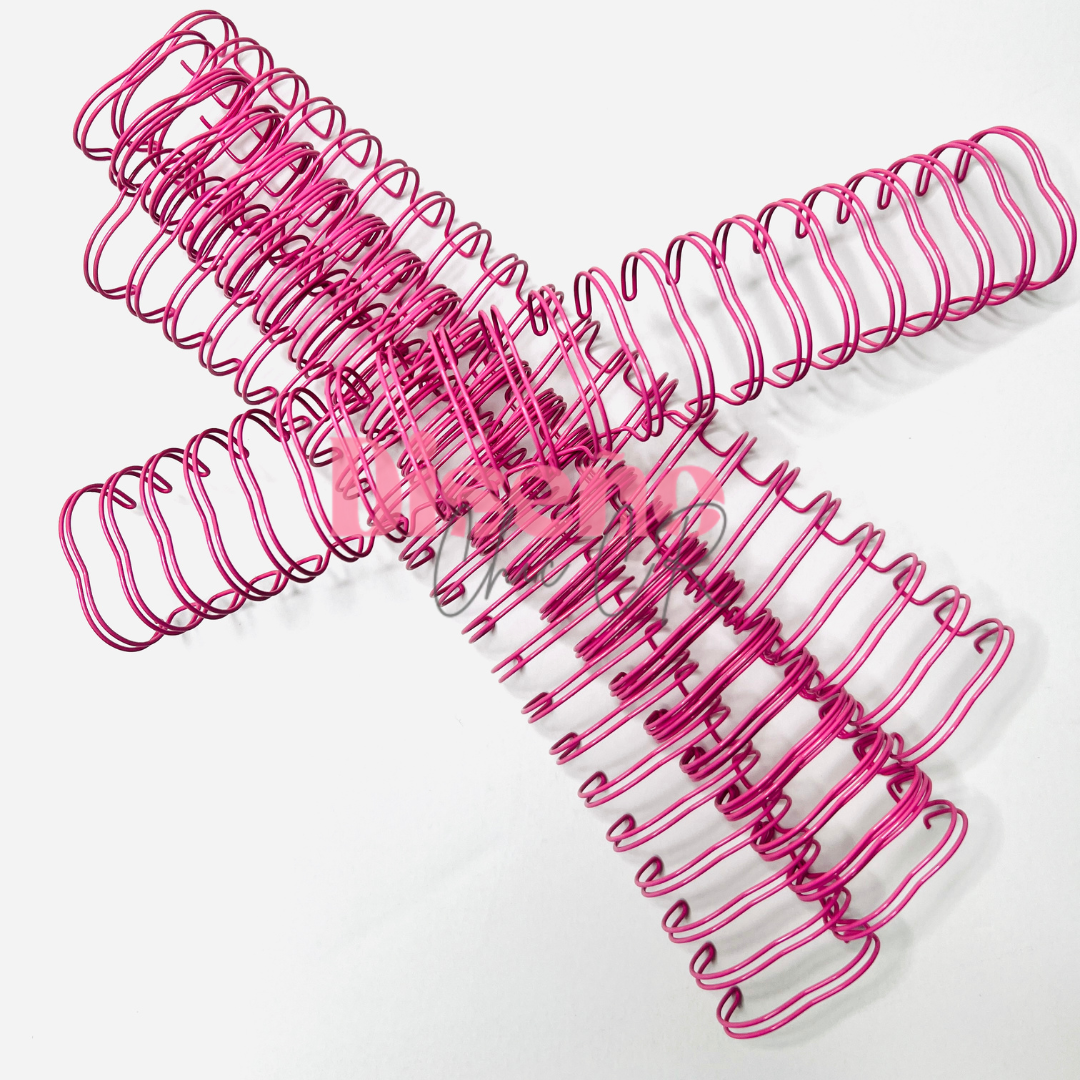 Resortes de 1" (25,4 mm) color rosado 10 unidades