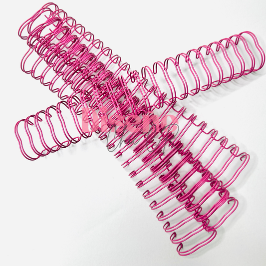 Resortes de 1" (25,4 mm) color rosado 10 unidades