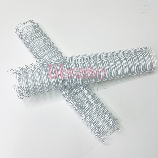 Resortes de 1" (25,4 mm) color blanco 10 unidades