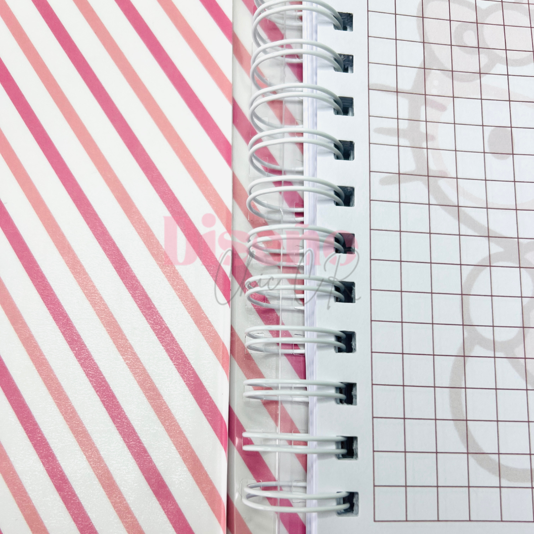 Cuaderno A5 inspirado en Hello Kitty