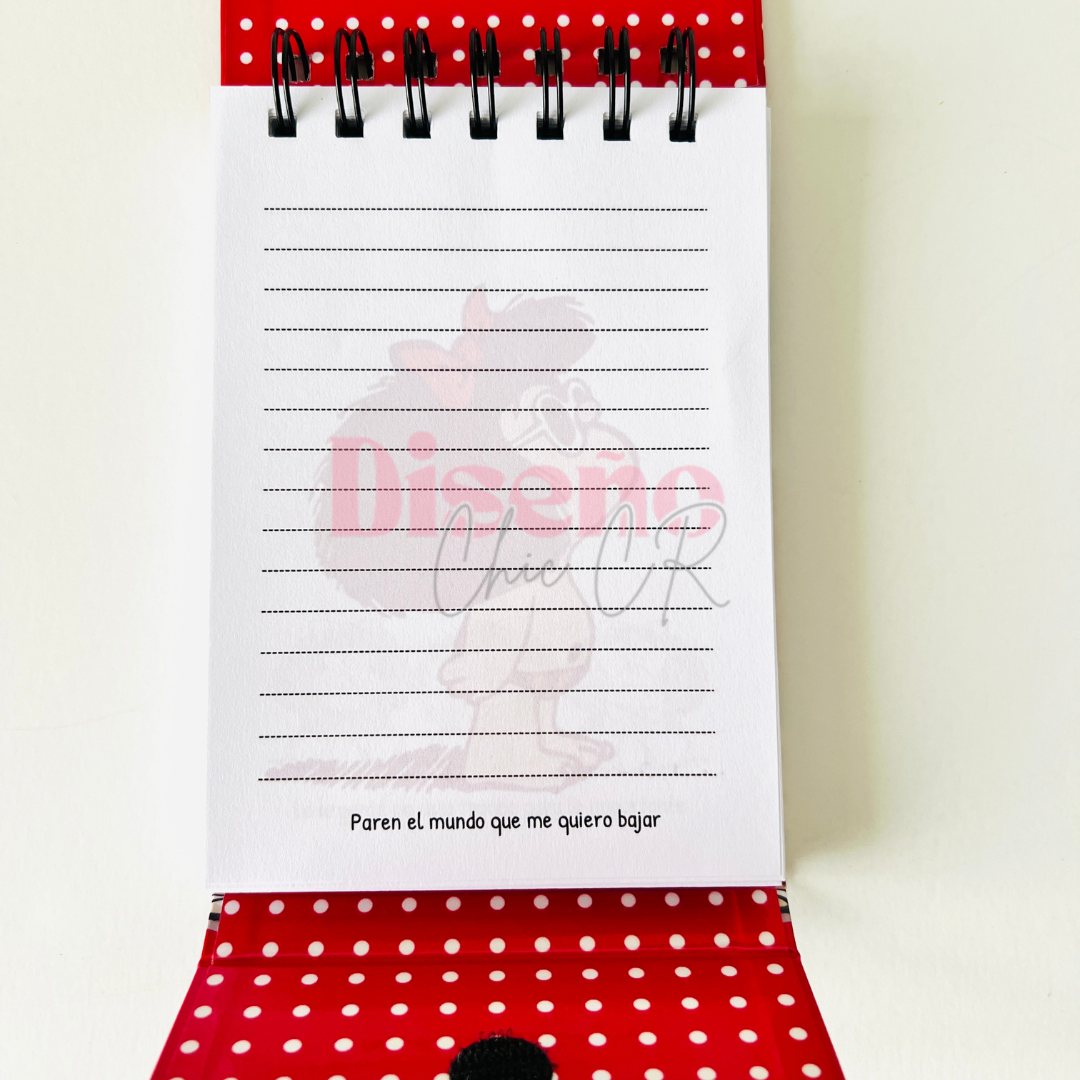 Libreta mini para notas de Mafalda