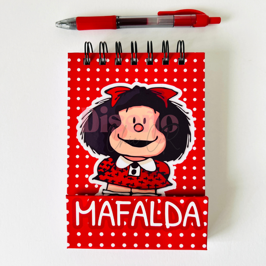 Libreta mini para notas de Mafalda