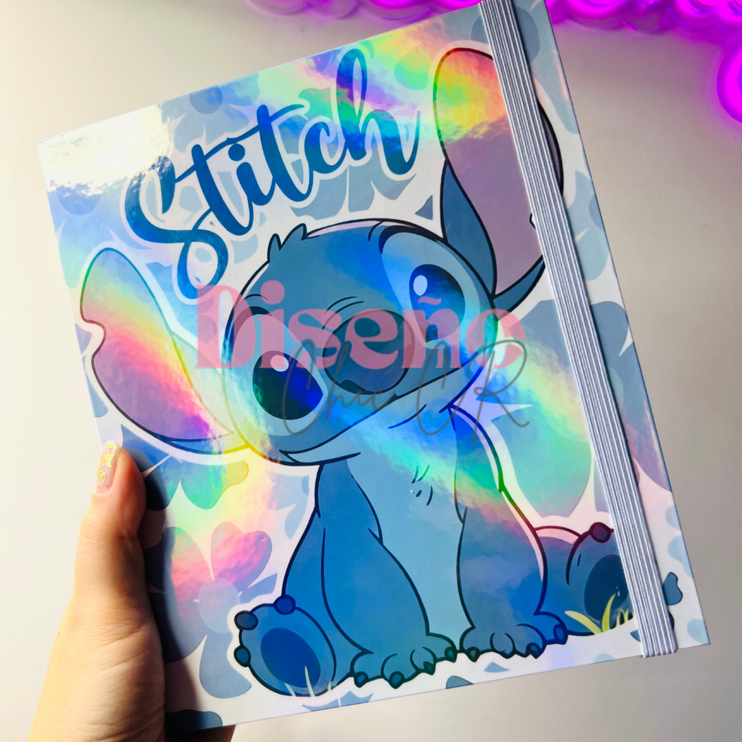 Cuaderno inspirado en Stitch