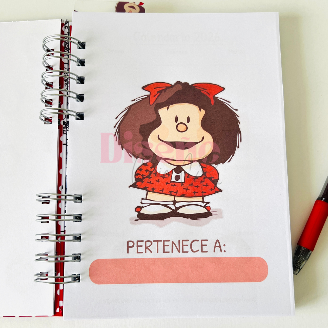 Agenda Mafalda sin fechas