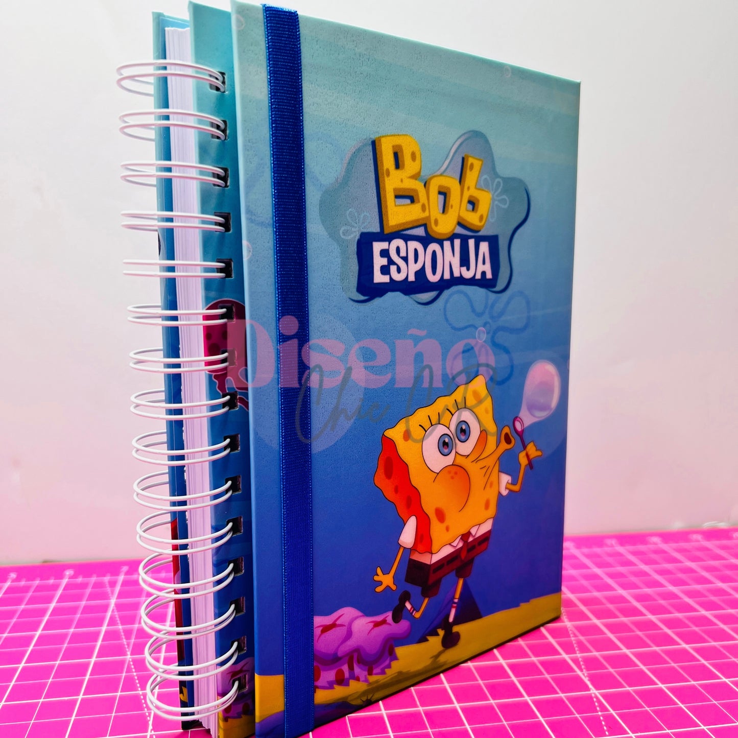 Cuaderno y libreta de pendientes inspirado en Bob Esponja
